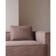 Kave Home BLOK Corduroy Rectangle Cushion, Pink, 60x40cm