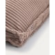 Kave Home Blok Corduroy Rectangle Cushion, Pink, 60x40cm