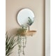 Kave Home Ebian Wall Mirror with Basket