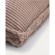 Kave Home Blok Corduroy Rectangle Cushion, Pink, 60x50cm