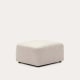 Kave Home Neom Ottoman, Beige, 75x65x40