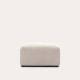 Kave Home Neom Ottoman, Beige, 75x65x40