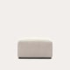 Kave Home Neom Ottoman, Beige, 75x65x40