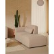 Kave Home NEOM Ottoman, Beige, 89x75x40