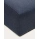 Kave Home NEOM Ottoman, Blue, 89x75x40