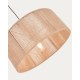 Kave Home Crista Jute Pendant Light Shade, 47x47x20cm