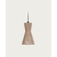 Kave Home CRISTA Jute Pendant Light Shade, 25x25x41cm