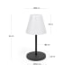 Kave Home AMARAY Table Lamp, Black