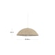 Kave Home Deyarina Rattan Pendant Light