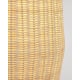Kave Home Kamaria Rattan Floor Lamp, Tall