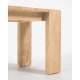 Kave Home Victoire Solid Teak Wood Bench, 215cm