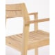 Kave Home Victoire Solid Teak Wood Dining Chair, Set of 4