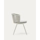 Kave Home Saconca Dining Chair, Light Grey, set of 4