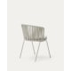 Kave Home Saconca Dining Chair, Light Grey, set of 4