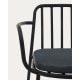 Kave Home Bramant Outdoor Dining Chair, Black, Set of 4