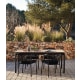 Kave Home Xelida Outdoor Dining Chair, Black, Set of 4