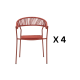 Kave Home Futadera Dining Chair, Terracotta