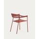 Kave Home Futadera Dining Chair, Terracotta, Set of 4