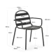 Kave Home Joncols Outdoor Dining Chair, Set of 4