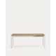 Kave Home Canyelles Dining Extendable Table, 140cm, White