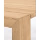 Kave Home Victoire Outdoor Solid Teak Wood Dining Table, 160cm