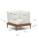 Kave Home Portitxol Corner Sofa + Coffee Table Set, 180x180cm