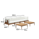 Kave Home Portitxol Corner Sofa + Coffee Table Set, 360x270cm