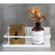 KitchenShop Essentia Magnetic Spice Rack, White, Set of 2