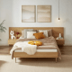 Lifely Eve Queen Bed Frame with 2 Bedside Tables Set