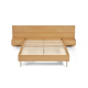 Lifely Eve Queen Bed Frame with 2 Bedside Tables Set