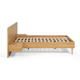 Lifely Eve Queen Bed Frame with 2 Bedside Tables Set