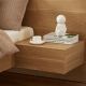 Lifely Eve Queen Bed Frame with 2 Bedside Tables Set