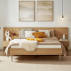Lifely Eve Super King Bed Frame with 2 Bedside Tables Set