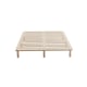 Lifely Cali Wooden Bed Base, Clear Pine, King Single, 117Wx208Lx30H cm