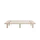 Lifely Cali Wooden Bed Base, Clear Pine, Queen, 163Wx208Lx30H cm