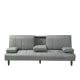 Lifely Casper 3 Seater Fabric Sofa Bed, Light Grey, 103Wx188Lx35H cm