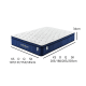 Lifely Deep Dream Premium Cool Gel Infused Memory Foam Mattress - Medium Firm - Super King