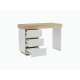 Lifely Cuppa Desk, Natural Oak White, 50Wx110Lx76H cm