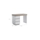 Lifely Cuppa Desk, Natural Oak White, 50Wx110Lx76H cm