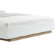 Lifely Cuppa Wooden Bed Frame, White Oak, Super King, 187Wx208Lx26/89H cm