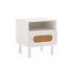 Lifely KONA Bedside Table, Matt White, 40Wx45Lx50H cm