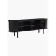 Lifely Tate Tambor Door TV Stand, Black, 160 cm