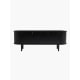 Lifely Tate Tambor Door TV Stand, Black, 160 cm