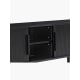 Lifely Tate Tambor Door TV Stand, Black, 160 cm