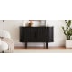 Lifely Tate Tambor Door Sideboard, Black