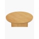 Lifely Tate Ripple Coffee Table, Natural