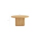 Lifely Tate Ripple Coffee Table, Natural