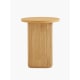 Lifely Tate Ripple Side Table, Natural