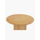 Lifely Tate Ripple Round Dining Table, Natural