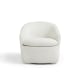 Lifely Cammy Boucle Swivel Chair, Creamy White